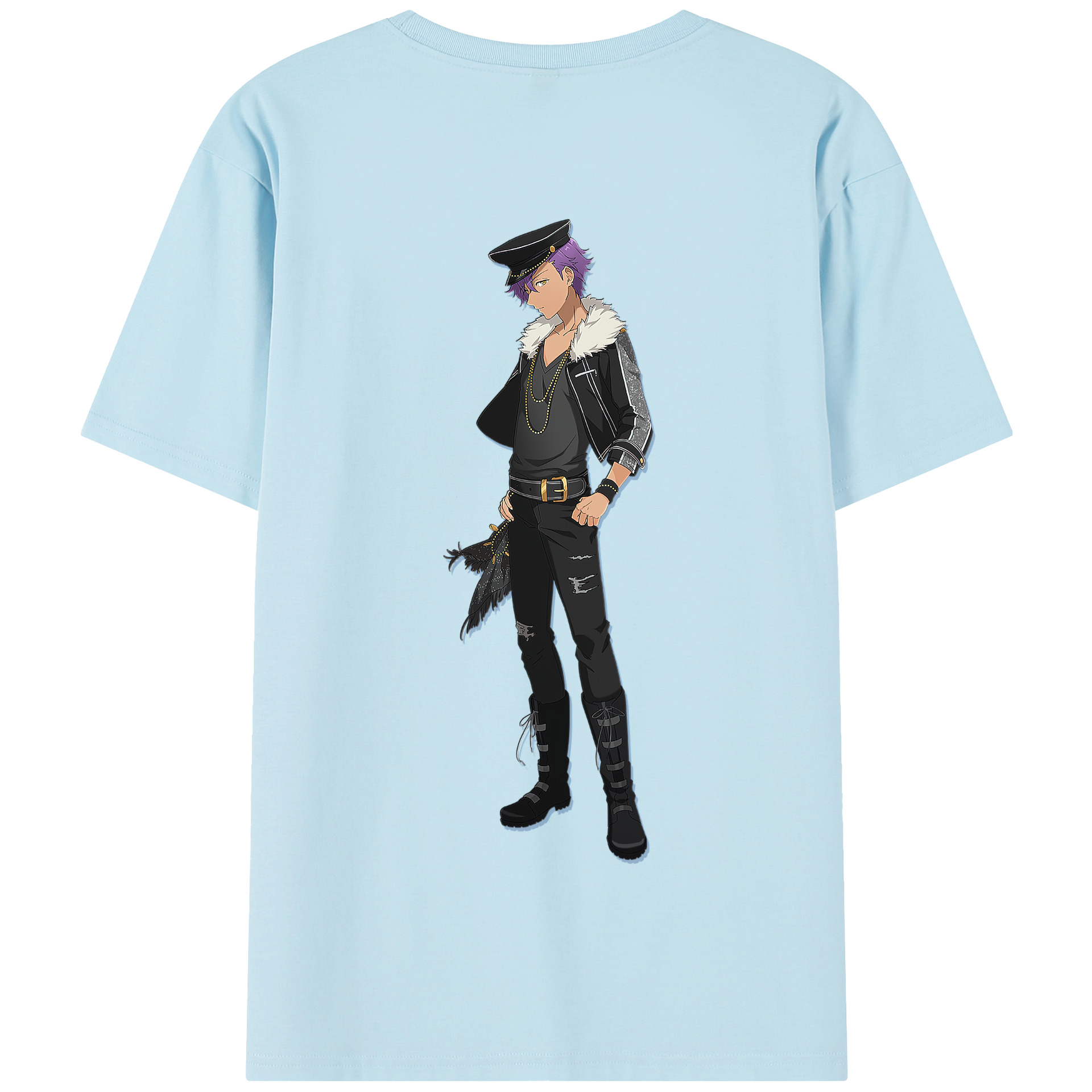 （画像用） あんさんぶるスターズ! Ensemble Stars 綿100％半袖Tシャツ（背面プリント）